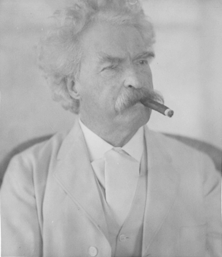 Mr. Twain Sucking the Life Out of a Defenseless Stogie